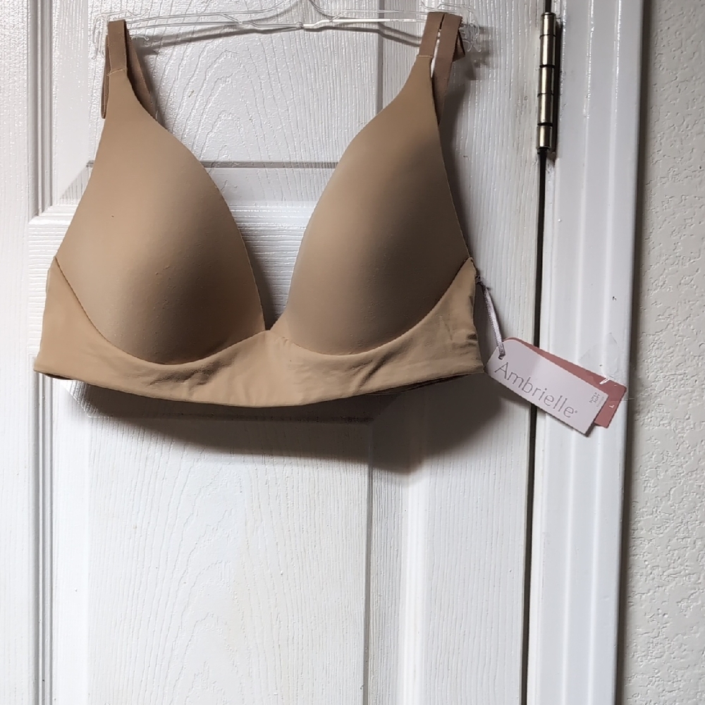 Ambrielle Women's Beige Bra
